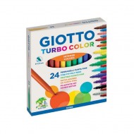 ΜΑΡΚΑΔΟΡΟΙ GIOTTO TURBO COLOR ΛΕΠΤΟΙ 24τεμ